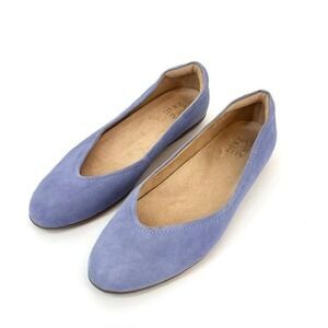 Naturalizer Vivienne Ballet Flat Size 9.5 Color Violet Sky Minimalist Old Money